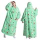 thumbnail image 1 of Sudadera con capucha superlarga de gran tamaño para adultos, manta usable, ropa de invierno, forro polar, aguacate, mujer xuanjing  unisex, 1 of 2