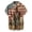 Khaki@GC@, variant on CONZONE Independence Day Mens Buttons Down Shirts Short Sleeve Shirts for Men Trendy Patriotic Usa Flag Graphic Lapel Soft Lightweight Tops