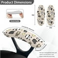 thumbnail image 6 of HELLHERO Animal Print Office Computer Chair Covers with Armrest Cover, Removable Washable Desk Chair Cushion Protectors, Anti Slip Gaming Chairs Slipcover, 6 of 6