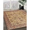 thumbnail image 3 of Ahgly Company Machine Washable Indoor Rectangle Traditional Mahogany Brown Area Rugs, 6' x 9', 3 of 7