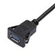 thumbnail image 3 of Cable USB 3,0 de un solo puerto cuadrado de 1 metro, resistente al agua, tipo bayoneta, para tablero de instrumentos de automóviles, barcos y motocicletas, 3 of 4