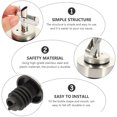 thumbnail image 3 of HOOWIFFY 2-Pack Kitchen Oil Bottle Pourer and Stopper Set with Professional Design for Home and Household Use, 3 of 7