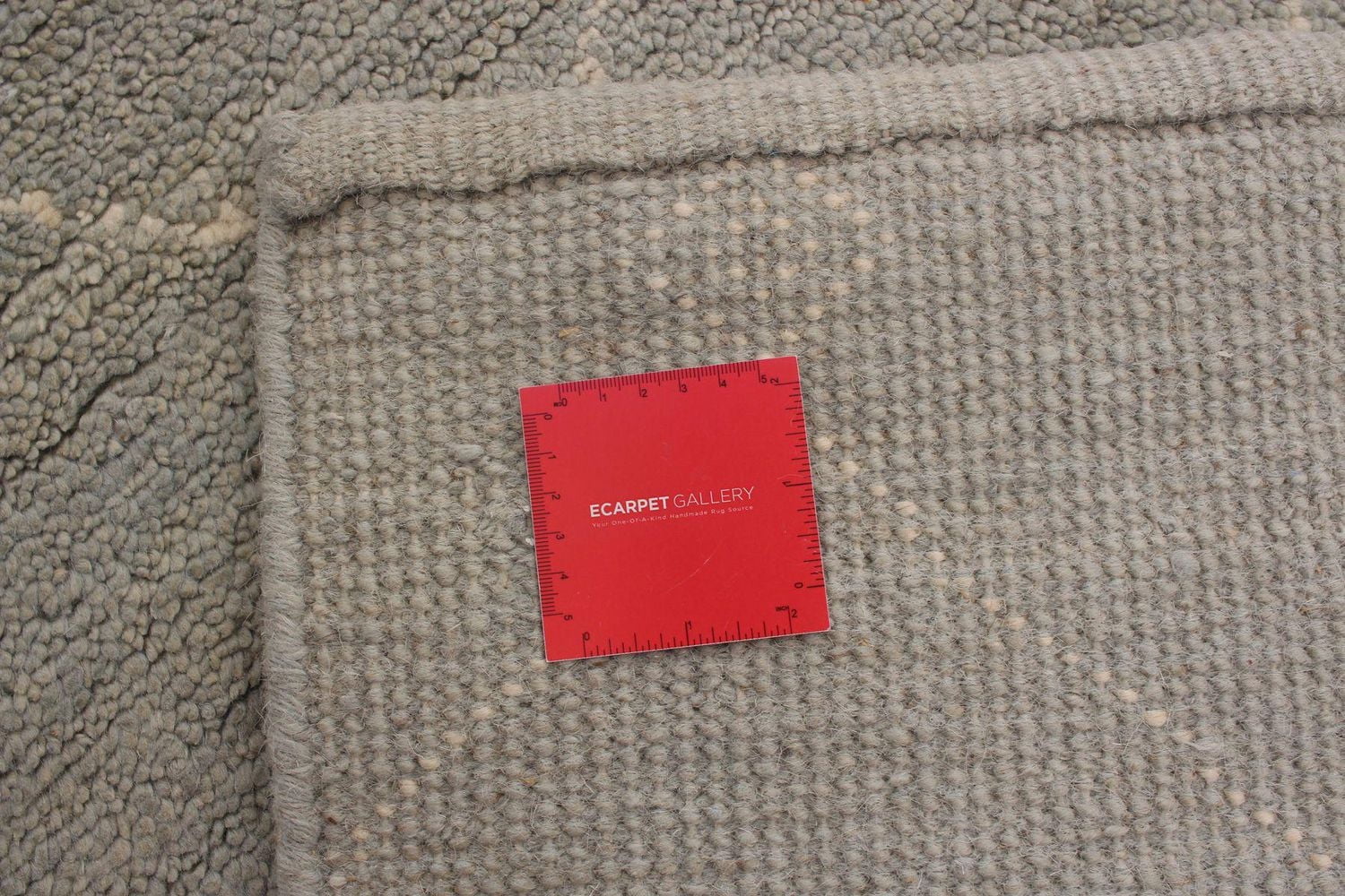 ECARPETGALLERY 5'1" x 7'11" Moroccan Tangier Hand-knotted Area Rug for Living Room, Dining Room and Bedroom in Grn