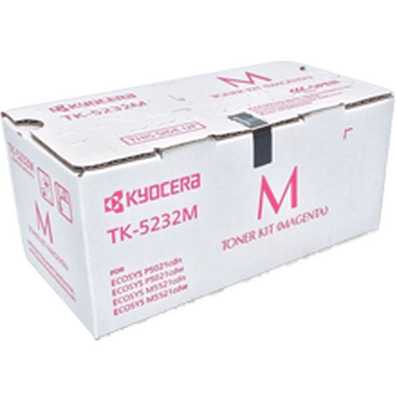 ~Brand New Original KYOCERA MITA TK-5232M Laser Toner Cartridge Magenta for Kyocera Mita Ecosys M5521CDN
