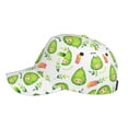 thumbnail image 2 of Lsque Kawaii Avocado Baseball Cap Trucker Low Profile Hat Golf Dad Hat Adjustable Original Classic Unconstructed Plain Cap Men Women, 2 of 9