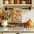 thumbnail image 6 of SM-XLHN Orange Pumpkin Fall Kitchen Towels Set of 2,Autumn Dish Towels 18x26 Inch Drying Dishcloth,Thanksgiving Farmhouse Home Decorations AD388, 6 of 6