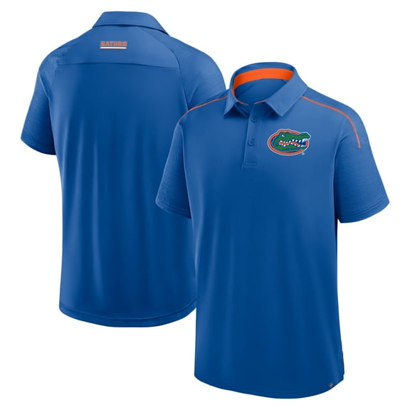 Men's Fanatics Royal Florida Gators Take The Lead Defender Raglan Polo
