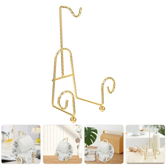 FRCOLOR Coffee Mug Storage Rack Elegant Metal Wire Tea Display Stand Tea Cup Organization Tree for Kitchen Countertop