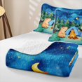 thumbnail image 4 of Erosebridal Cartoon Capybara Camping Twin Quilt Set,Kawaii Animal Adventure Theme Twin Coverlet Set for Boys Girls, 4 of 7