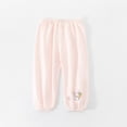 thumbnail image 7 of DJDLJWCJ Toddler Boys Joggers Pants Elastic Waist Stretch Casual Pants Solid Color Lightweight Pants Pink Size 3T, 7 of 7