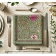 thumbnail image 5 of Vargottam Luxury Cotton Twill Napkins - Set of 12, 20-Inch Floral Print, Premium Thick Cloth Napkins for Elegant Dining & Special Occasions - Soft, Absorbent & Machine Washable, 5 of 8
