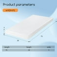 thumbnail image 2 of FDW Twin 5 Inch Medium-Firm Gel Memory Foam Mattress, CertiPUR-US Certified, in a Box, Pressure Relief, White, 2 of 7