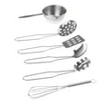 thumbnail image 1 of Utensilios de Cocina de material acero Inoxidable para Niños, Juguete para Juegos de Simulación, 6 Piezas CUTICAT Juguetes de cocina para niños, 1 of 8