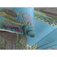 thumbnail image 3 of Ambesonne Ocean Quilted Coverlet 3 Pcs, Sealife Turtles Aquatic, King Size, Multicolor, 3 of 4