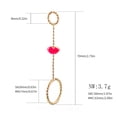 thumbnail image 2 of Porta Hombres Mujeres, Accesorios para Porta anillos de metal porta portátil Pinza para 17 mm rojos Yotijar Anillo para el dedo pulgar de la mujer, 2 of 10