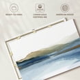 thumbnail image 6 of Elephant Stock Luminosity Wall Art - Horizontal Canvas Wall Art - Living Room Wall Decor - Abstract Canvas - Blue And Brown Decor By Allison Pearce - 30" x 20", 6 of 8