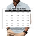 thumbnail image 4 of Yungyresw Polo Shirt for Men Slim Fit Short Sleeve Polo Contrast Trim Button Placket T-Shirt for Summer Wear Casual, 4 of 7