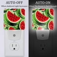 thumbnail image 2 of Watermelon LED Square Night Lights - Bedside Lighting Solution for a Soothing Ambience in Any Room - Energy Efficient and Sleek Design - Set of 2, 2 of 6