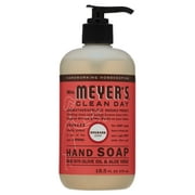 Mrs. Meyer's Clean Day Liquid Hand Soap, Rhubarb, 12.5 ounce bottle