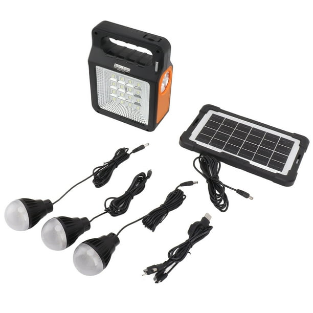 Banco de Energía Solar ANGGREK Generador Solar Portátil 6000mAh Con Función De Radio MP3