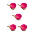 thumbnail image 3 of Billuyoard Taza de helado para niños Postre para niños Mezcla de helado Tazón de PP con cuchara Vajilla Vajilla, rosa roja Type2 NO2 Billuyoard CBP146445, 3 of 6
