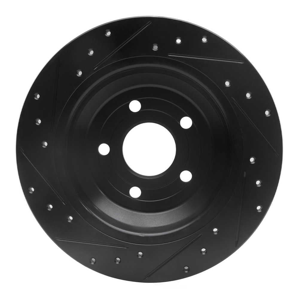 Dynamic Friction Company 633-54262R DFC Brake Rotor - Drilled And Slotted - Black