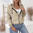 thumbnail image 5 of PBFRDSJ Women's Lightweight Rain Jacket Comfortable Stretch Hooded Zip Up Jacket with Pockets for Hiking Travel Outdoor Sizes S-2XL, 5 of 9
