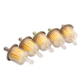 thumbnail image 1 of 5Pcs Filtro de Combustible Plástico Moto Universal Transparente de Gasolina 60x31mm, 1 of 1