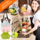 thumbnail image 1 of Portaesponjas para el fregadero de la cocina - Bolsa colgante para baño y cocina, organizador de PVC de 12x22 cm con agujeros de desagüe, opciones azul/verde/café, 1 of 2