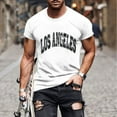 thumbnail image 2 of Camisetas de Manga Larga para Hombres Blusa de Cuello Redondo de Impresión Deportiva, Camiseta de Manga Corta de Moda para la Primavera Y Diaria, 2 of 5