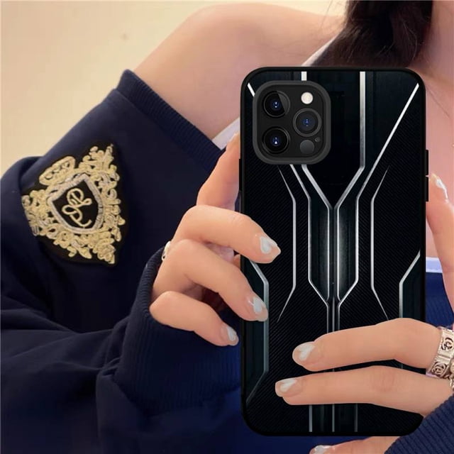 Yinuoda-funda de silicona suave para iphone, carcasa de lujo con diseño geométrico, para modelos 14, 13, 12, 11 Pro, Mini, XS MAX, 8, 7, 6 Plus, X, XS y XR Fivean unisex
