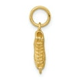thumbnail image 2 of 14K Yellow Gold Charm Pendant Themed 15 mm 7 Ice Skate, 2 of 3