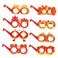 thumbnail image 4 of 8x Cute New Years Glasses Booth Props Paper Frame Photo Party Decorations Kids Celebration, 4 of 7