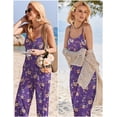thumbnail image 3 of Mono Ekouaer para mujer, estilo bohemio, con pernera ancha y bolsillos, estilo bohemio, 3 of 6