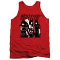 thumbnail image 1 of Motley Crue Group Adult Tank Top Red, 1 of 2