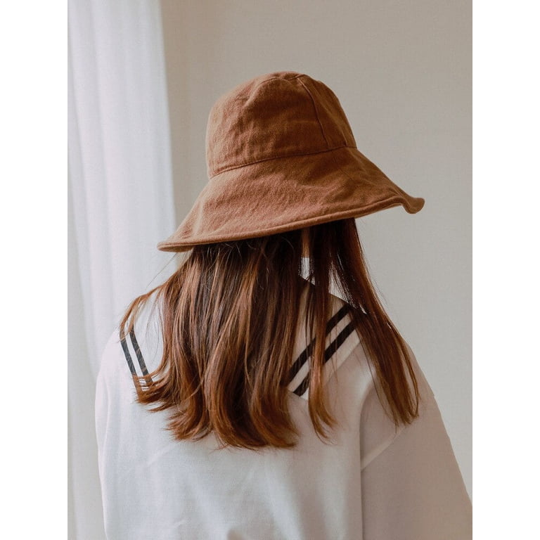 CoCopeanut Bucket Hats with String Summer Sun Hats for Women - Main Image