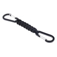 thumbnail image 4 of 10xParacord Llavero Mosquetón Herramienta De Supervivencia Con Mosquetón Negro, 4 of 8