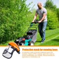 thumbnail image 4 of Woeilo Mowing Face Shield- Forestry For Safety Head| Breathable Mesh Protective Face Shield| Hard Hat Face Shield with Adjustable Mesh| Wire Mesh Safety Of Splash-Proof Screen For Cutting Hat Orange1, 4 of 5