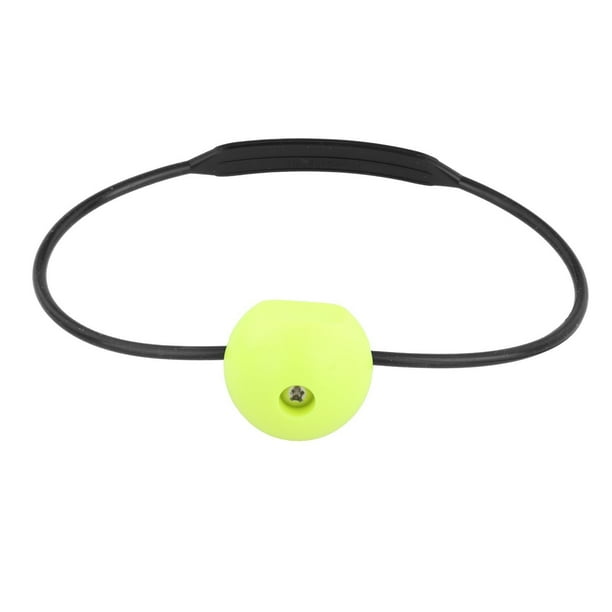 Dispositivo de buceo con aro flexible para tanque de buceo, fácil instalación, deportes subacuáticos. bola amarilla