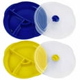 thumbnail image 2 of 2 Pk Meal Prep Food Storage Container Portion Control Plate 3-Section W/ Lids, 2 of 3