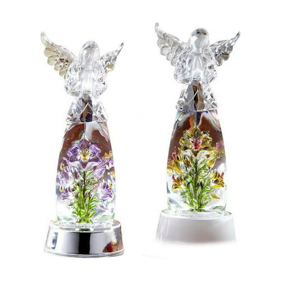 Icy Craft Angels w/Floral Relief