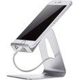thumbnail image 1 of (Plata y negro) Soporte para teléfono para iPhone y iPai, 1 of 4