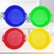 thumbnail image 2 of BRIGHTFUFU 4pcs criba de arena de plástico para niños jugando juguetes criba de arena de playa juguete divertido juguete de playa (rojo, amarillo, azul, verde), 2 of 7