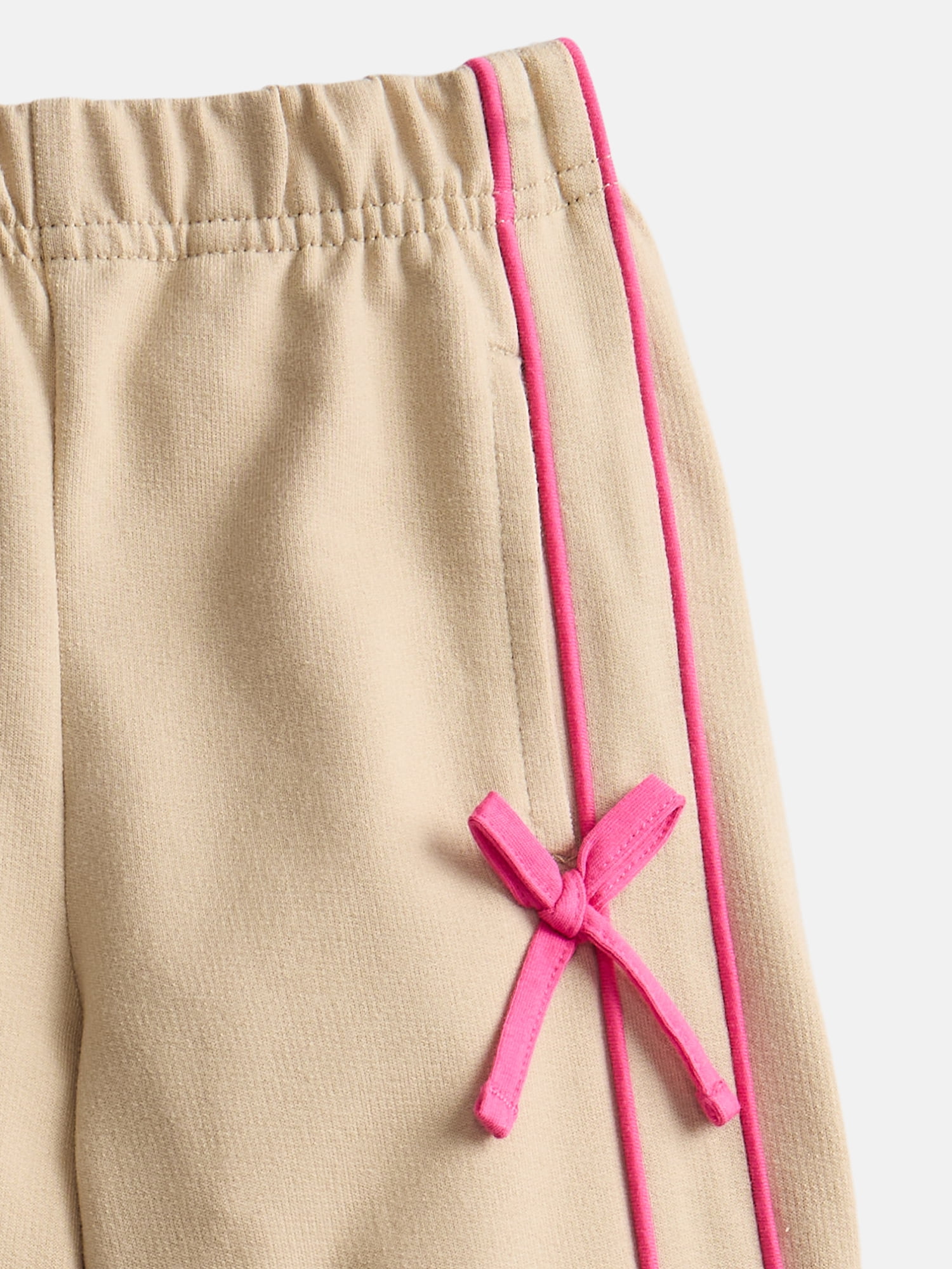 Wonder Nation Toddler Girls Track Pants with Bows, Sizes 18M-5T