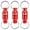 Red, variant on AREALER Fly Fishing Magnetic Net Release Holder Keeper Magnet Clip Landing Net Connector