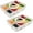 11.4"x8.3"x2.8"- 8 Compartments (2 Packs), variant on TrendMallOasis 8-Compartment Snack Box with Lid & Handle, Divided Serving Tray for Fruits & Candy