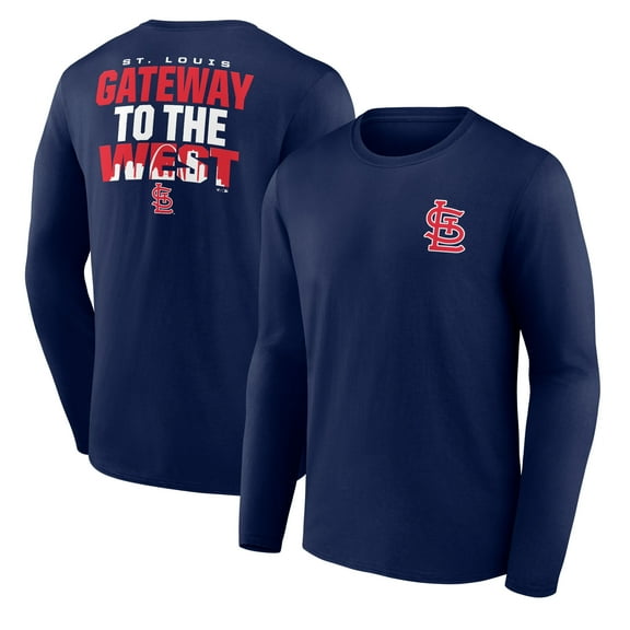 Men's Navy St. Louis Cardinals Hometown Collection Gateway Long Sleeve T-Shirt