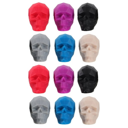 

NUOLUX 12 Pcs Creative Styling Silicone Wine Glass Markers Wine Glass Markers (Assorted Color)