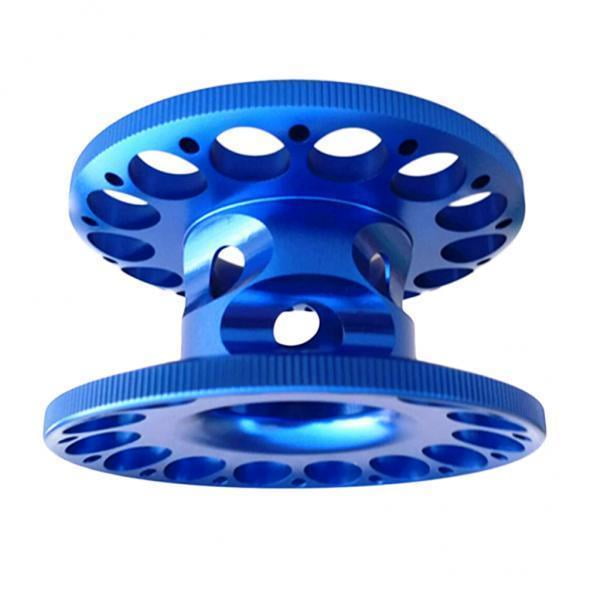 Carrete De Línea De Guía De Carrete De Dedo De Buceo De Aleación De Aluminio Ligero 4x Carrete Azul Sunnimix Carrete de buceo