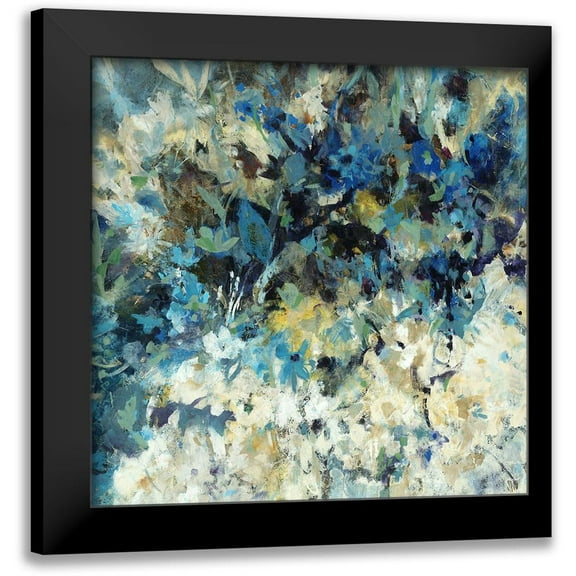 Maas, Jodi 12x12 Black Modern Framed Museum Art Print Titled - Pompeii Floral